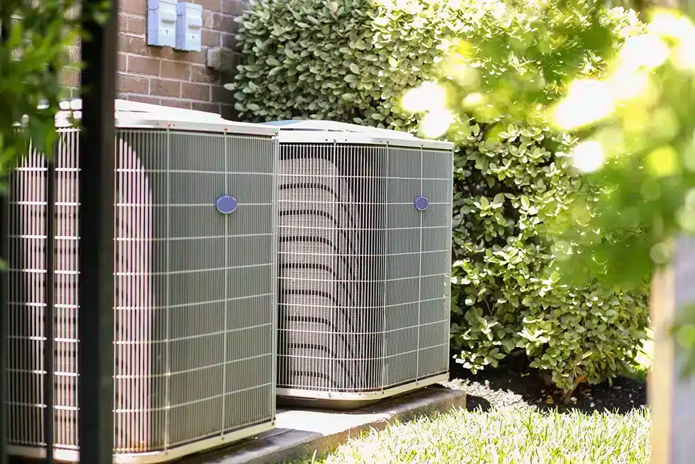 2 Air Conditioners outside of residential home