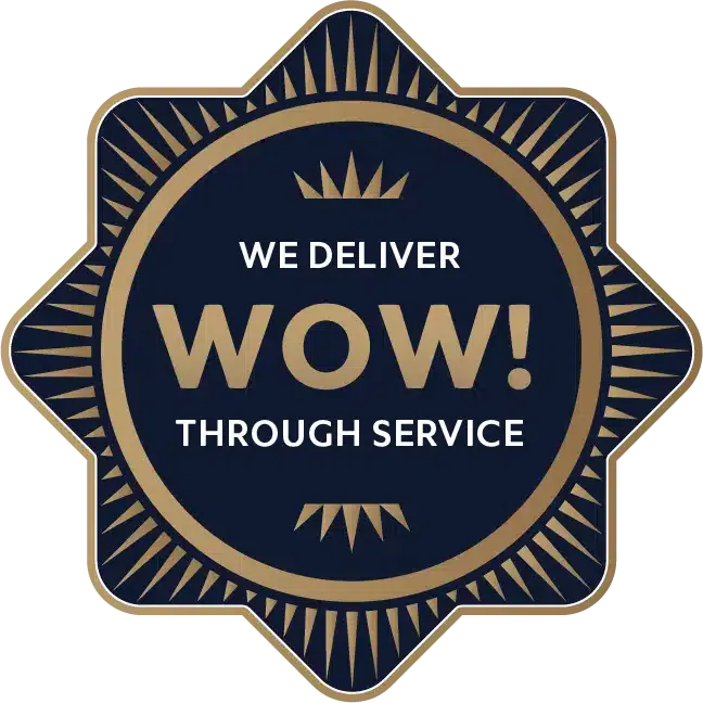 We deliver WOW! through service