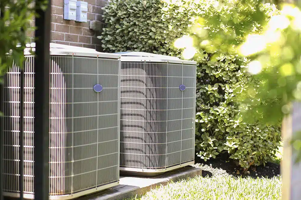 2 Air Conditioners outside of residential home