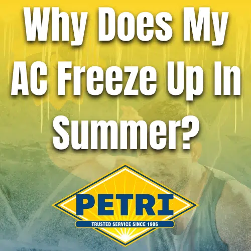 Why Does My AC Freeze Up In Summer? Petri Plumbing New York City